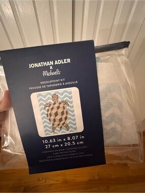 New! Jonathan Adler x Michaels needlepoint kit